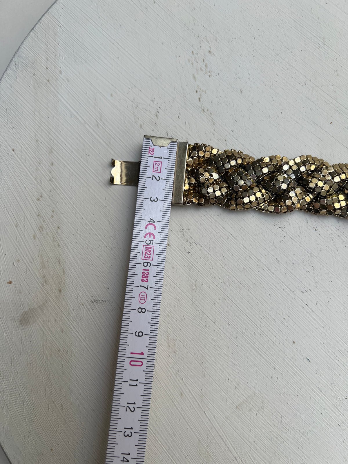 Vintage Nine West 90er Mesh Chunky Gliederarmband
