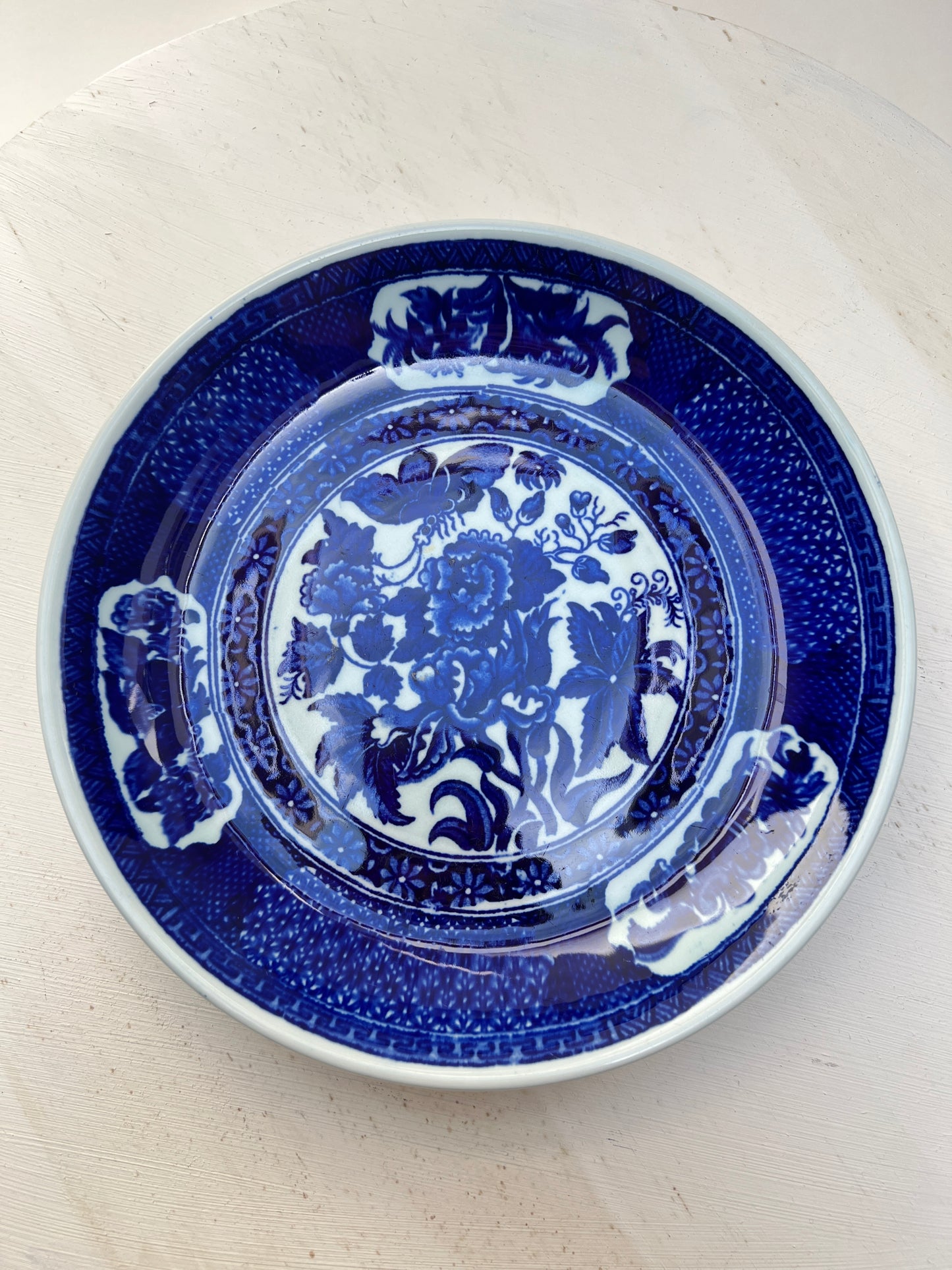 Royal Sphinx Maastricht Tecla 20cm Teller Wandteller blau weiß