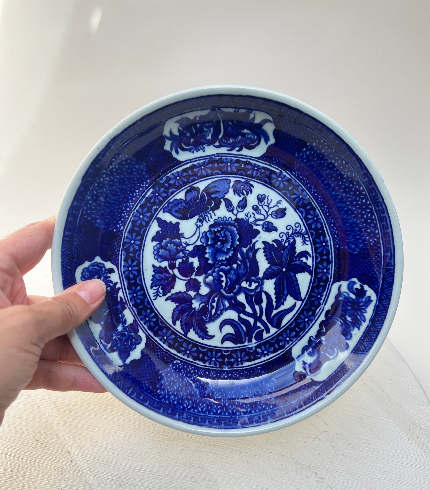 Royal Sphinx Maastricht Tecla 20cm Teller Wandteller blau weiß