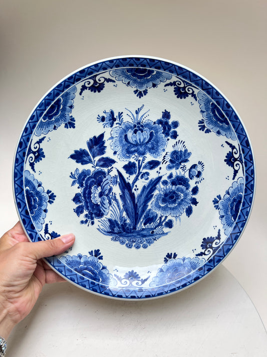Grand Royal Delft 1960 Nr. 266 De Porceleyne Fles Wandteller Holland Keramik Teller 30 cm Consbruch Bielefeld Painter RMU