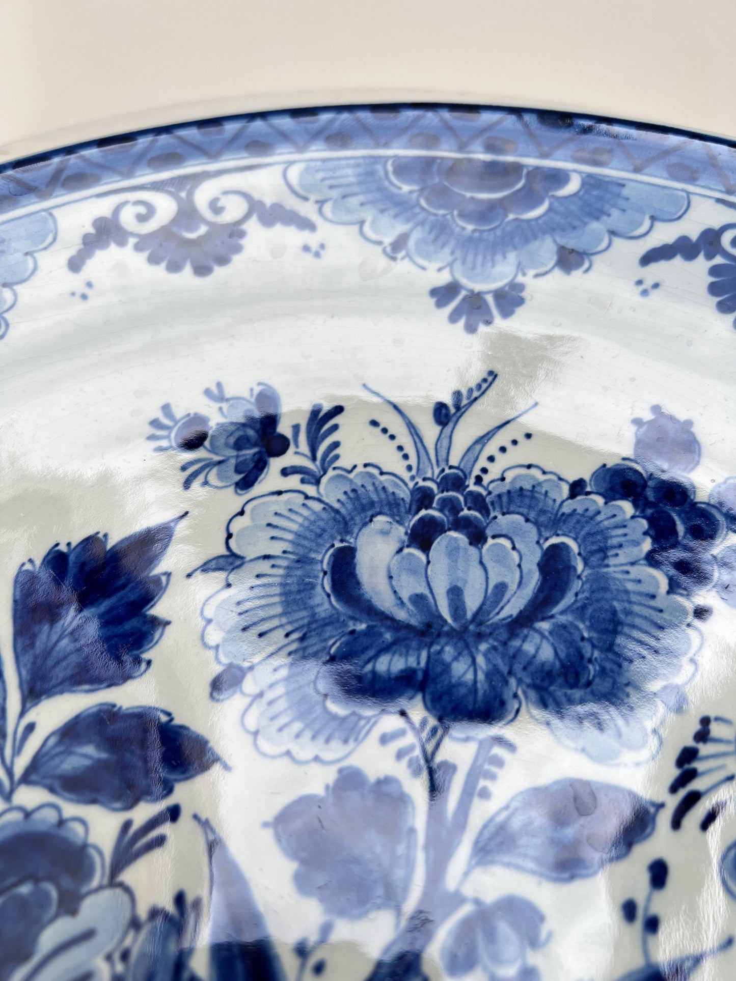 Grand Royal Delft 1960 Nr. 266 De Porceleyne Fles Wandteller Holland Keramik Teller 30 cm Consbruch Bielefeld Painter RMU