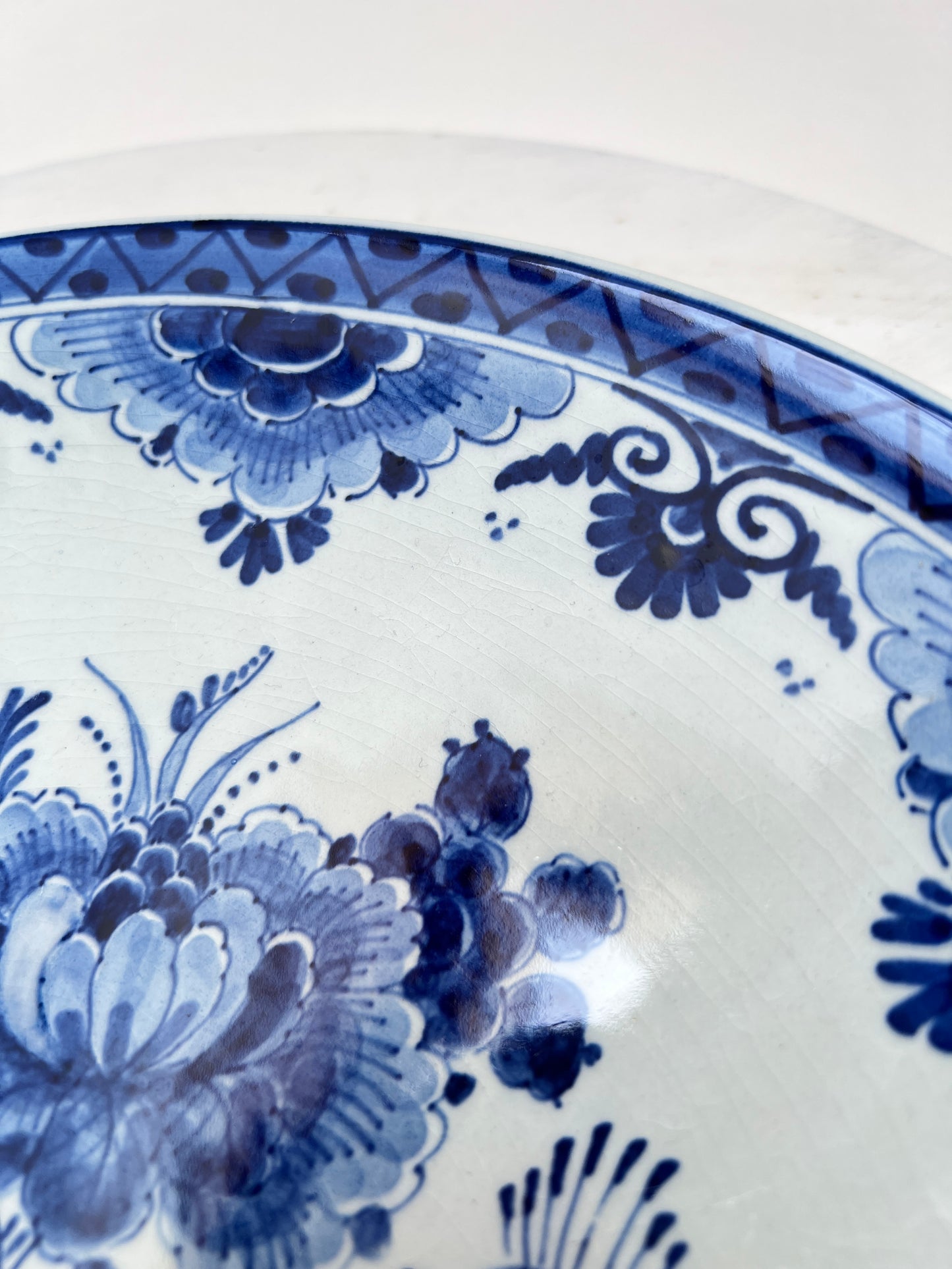 Grand Royal Delft 1960 Nr. 266 De Porceleyne Fles Wandteller Holland Keramik Teller 30 cm Consbruch Bielefeld Painter RMU