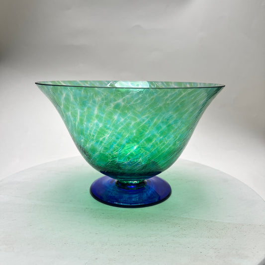 Vintage Y2K Ritzenhoff & Breker Glasschale Grün Blau Flirt Salatschale