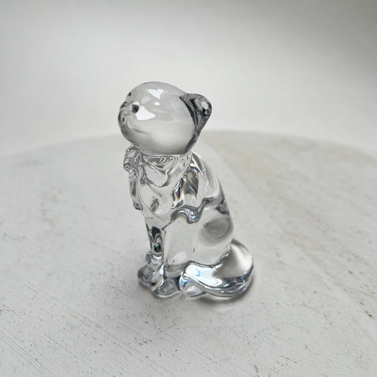Katze Glas Figur Fancy Cat Daydreams Lenox Kristall Tier Briefbeschwerer