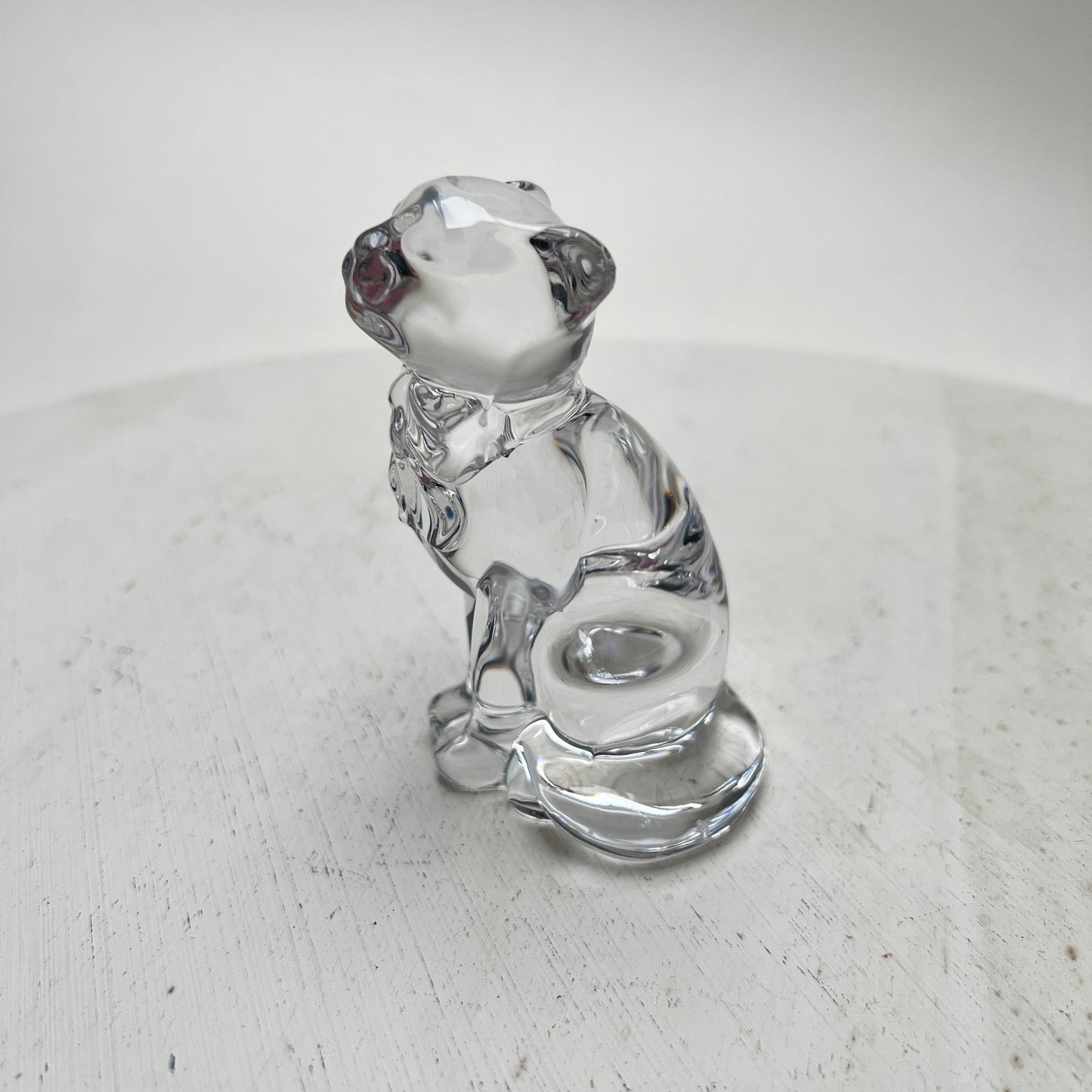 Katze Glas Figur Fancy Cat Daydreams Lenox Kristall Tier Briefbeschwerer