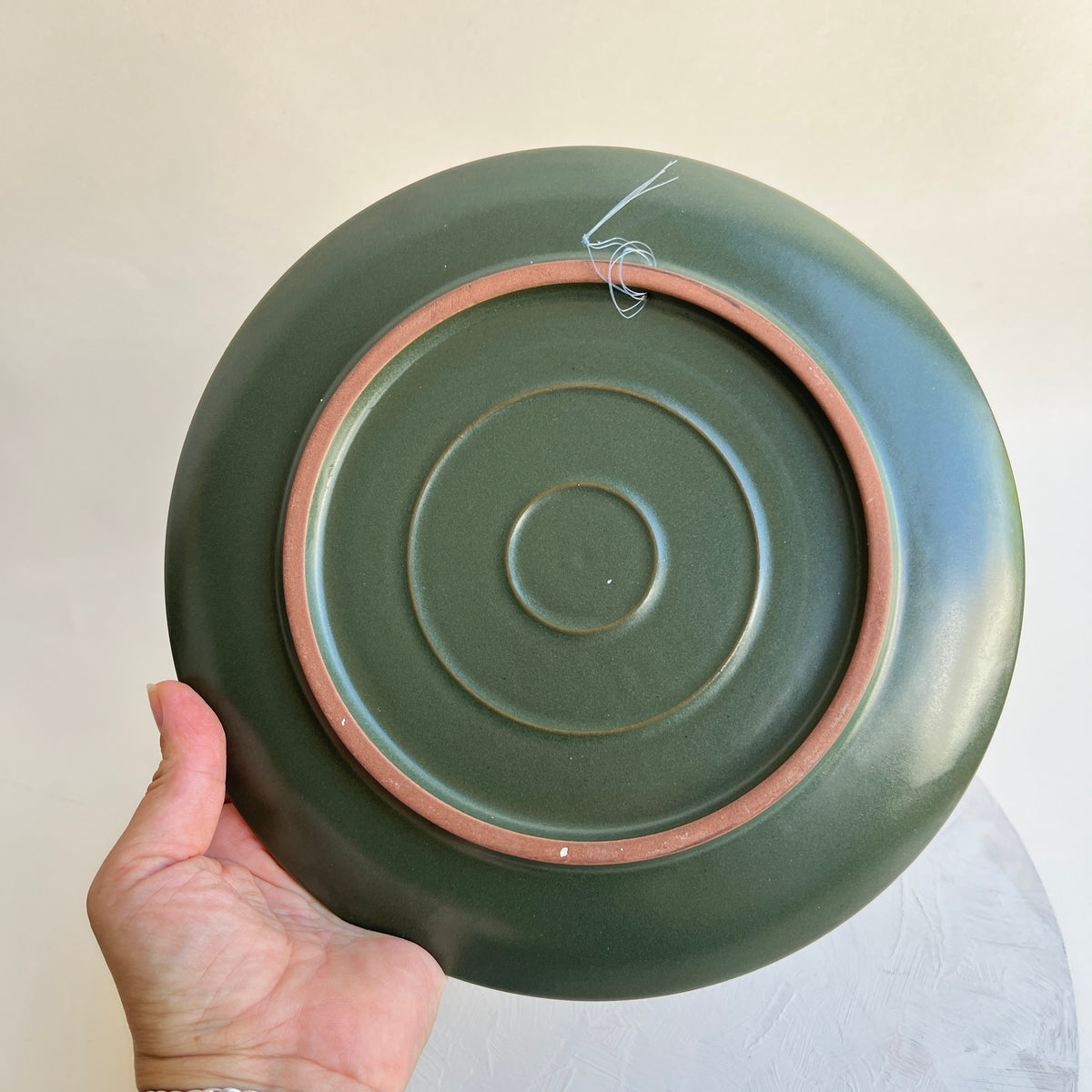 Vintage Wandteller KMK Kupfermühle Westdeutsche Keramik Fisch Sammelteller WPG Mid Century Modern 70er