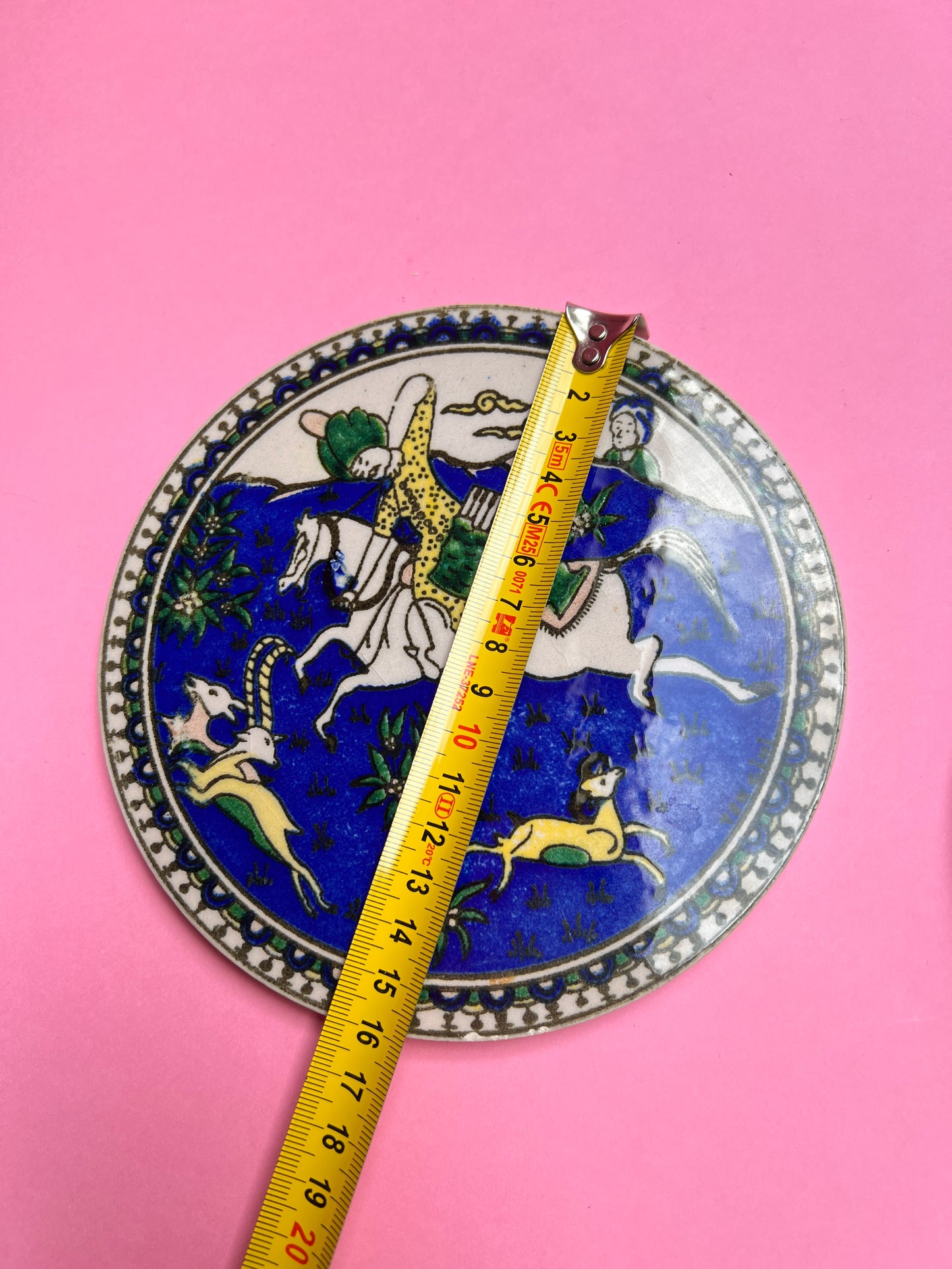 Vintage Keramik Untersetzer Wandteller Set 3 Stück – Orientalische Motive – Osmanische Souvenir Deko – Persische Miniaturen