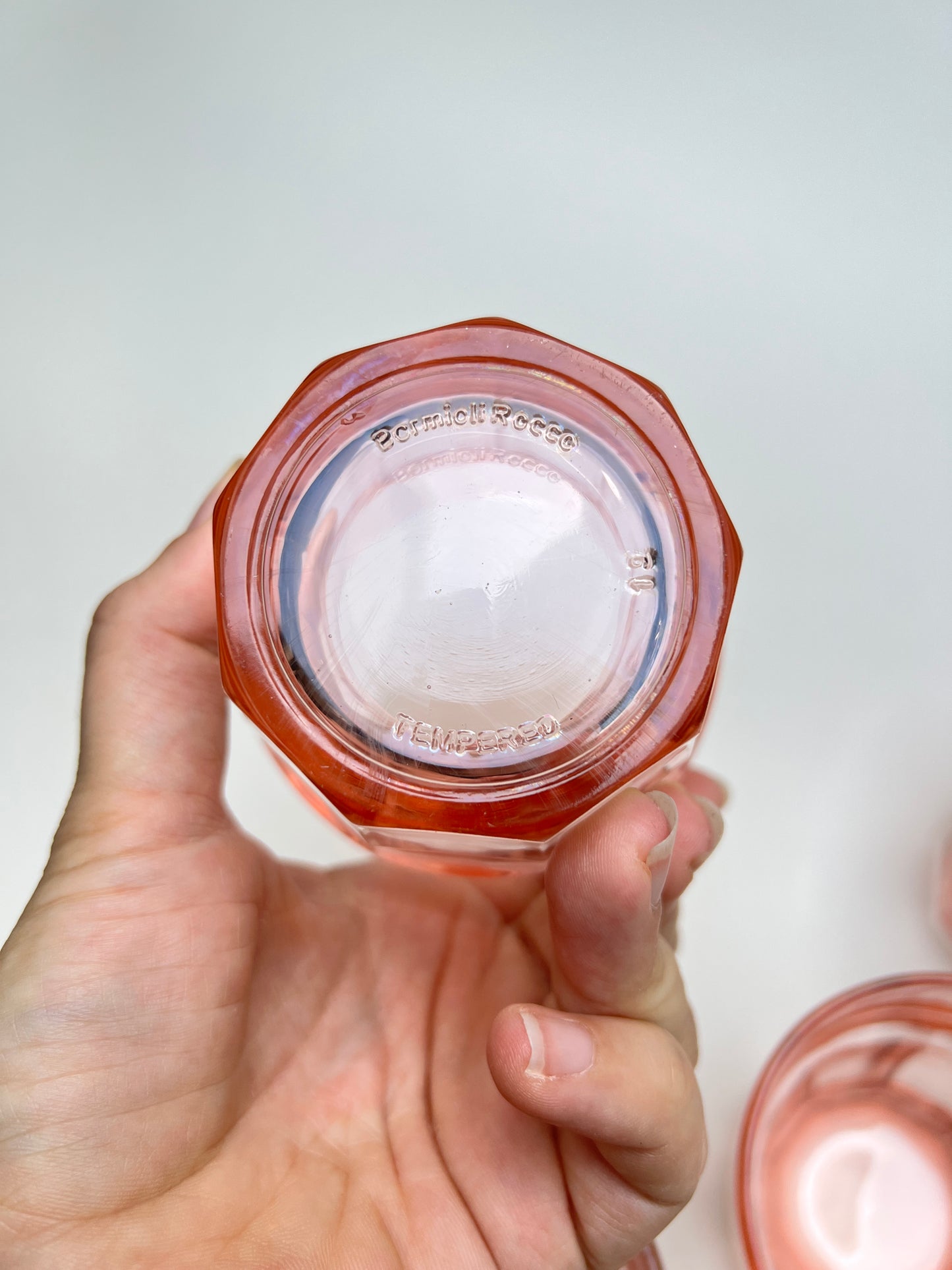 6 Bormioli Rocco Trinkgläser Rosa Saftgläser Tumbler Gläser Set