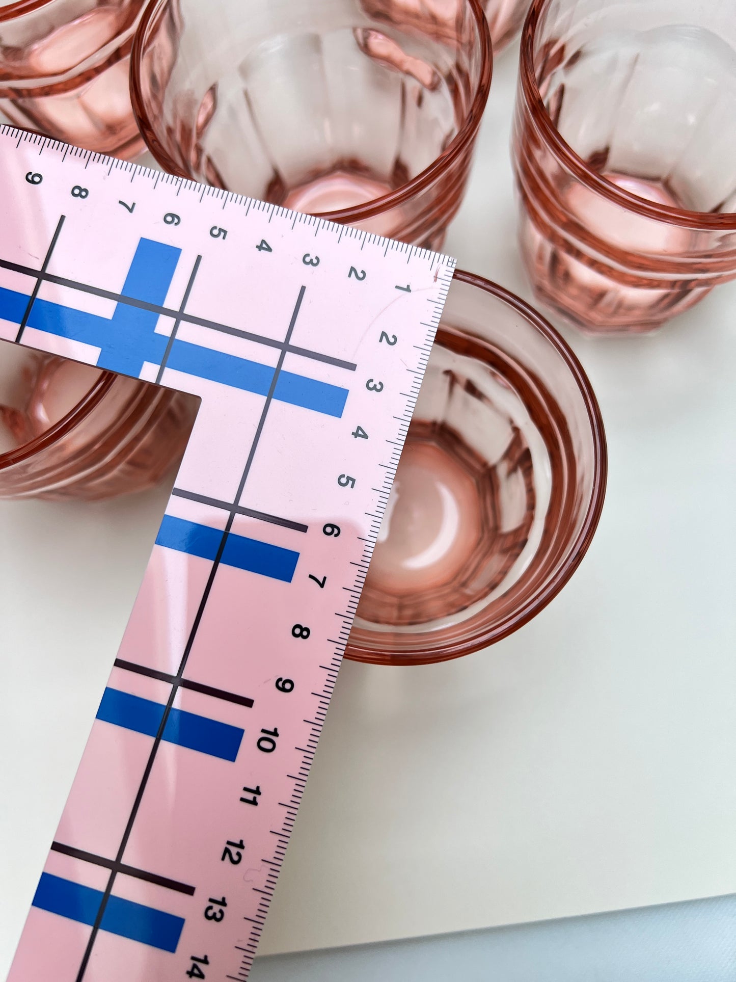 6 Bormioli Rocco Trinkgläser Rosa Saftgläser Tumbler Gläser Set