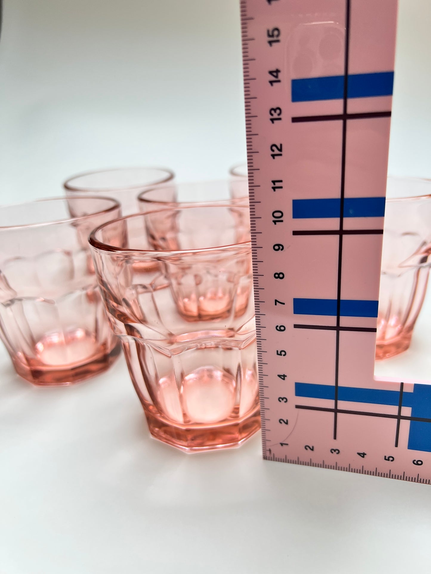 6 Bormioli Rocco Trinkgläser Rosa Saftgläser Tumbler Gläser Set