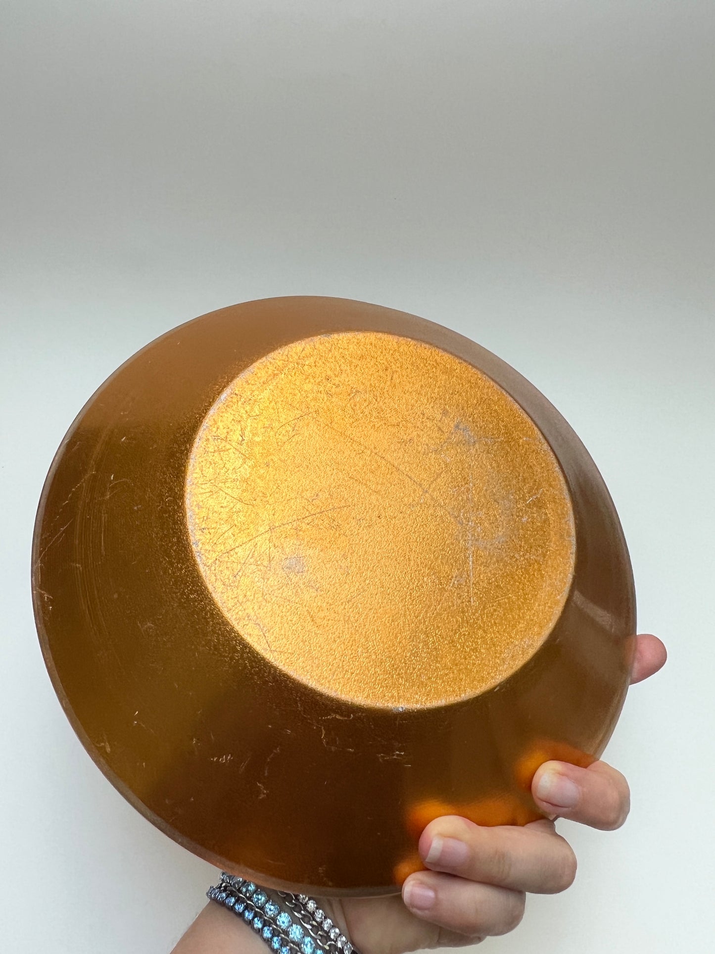 Vintage Mosaik Snack Schale Teller Styson Japan Dekoschale Mid Century Studio Boho Dekor MCM Kieselstein Gold