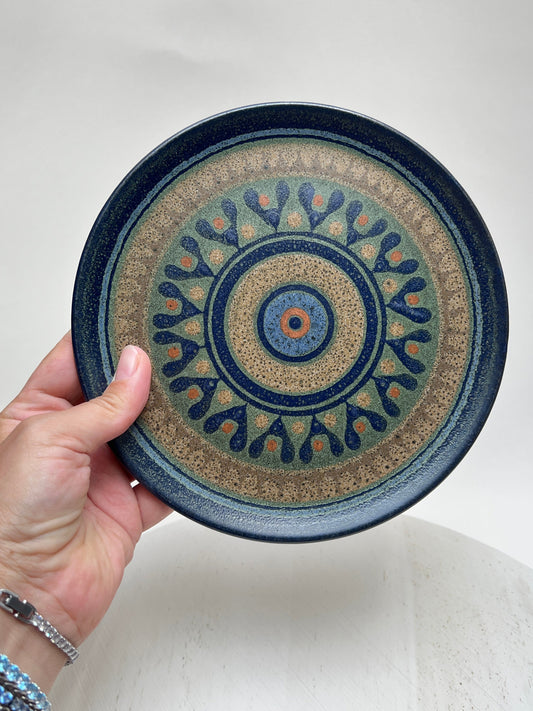 KMK Keramik Manufaktur Kupfermühle Teller 20 cm │ Vintage Keramikteller │ skandinavisches Design │ Danish Modern
