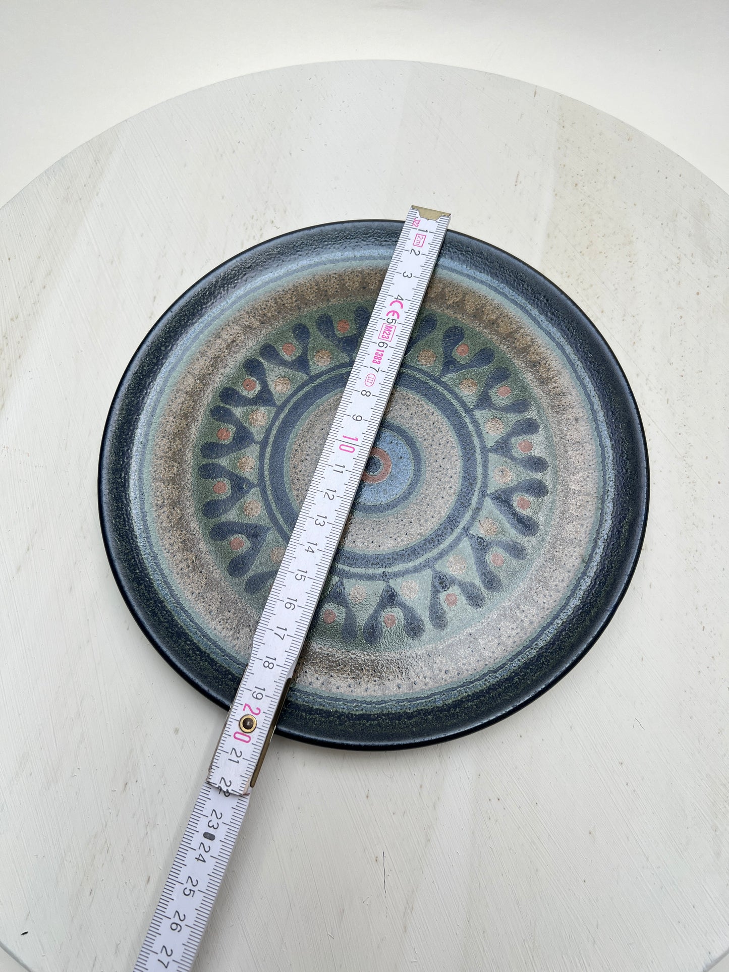 KMK Keramik Manufaktur Kupfermühle Teller 20 cm │ Vintage Keramikteller │ skandinavisches Design │ Danish Modern